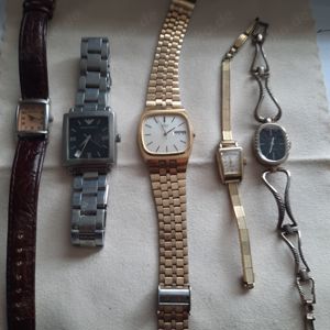 Damen Armbanduhr Dugena Silber 50er u.a.