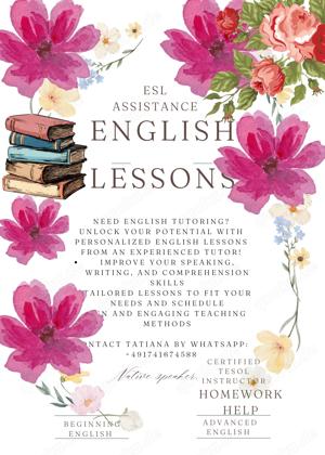 Master English with Personalized Tutoring! 