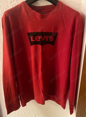 Levis Shirt Langärmig Levi Strauss & Co. Rot Größe M medium