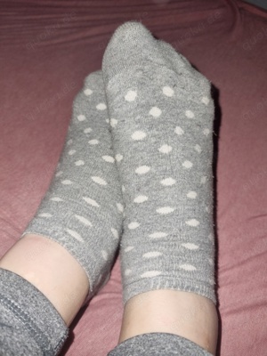 Getragene Socken