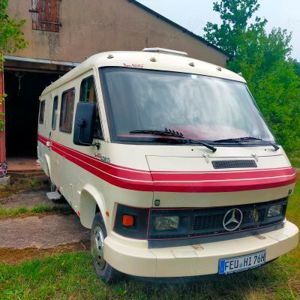 Wohnmobil Mercedes 508 NEBA Oldtimer 6Sitzer Diesel 63kw UNIKAT