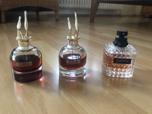 3 Eau de Parfums - JP Gaultier: Scandal + Scandal by Night Intense, Valentino: Donna Born in Roma 