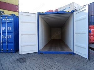 40  HC Schiffscontainer Seecontainer Lagercontainer in RAL 5010 enzianblau neu