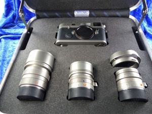 LEICA M7 50 Jahre Leica M System Titanium mit 3 Objektiven in OVP (4935)
