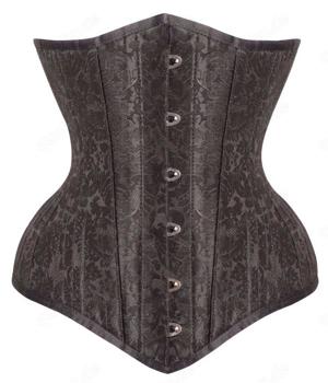 Corset Story: Größe 20 inch-Longline Waist Training Unterbrust-Korsett in Noire