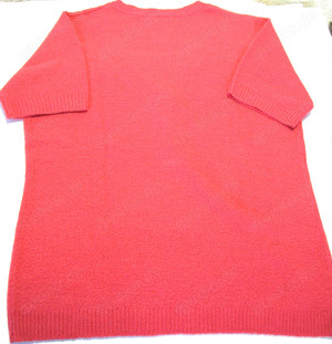 Bouclé-Strickpulli kurzärmlig Gr. 40 pink-bunt Blumenstickerei - Neu mit Etikett Bild 4