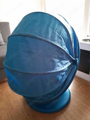 Kinderdrehsessel blau (IKEA "Drehei" LÖMSK)