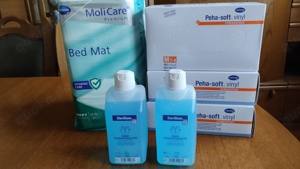 Hartmann MoliCare Premium Bed Mat 5 Tropfen Betteinlagen+Einweghandschuhe+Desinfektion