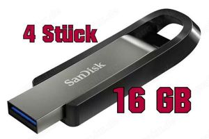 4 Stück USB- Sticks 16 GB SanDisk unbenutzt 