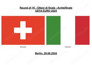 UEFA EM Achtelfinale Berlin: Schweiz Vs. Italien 29 06