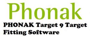 PHONAK TARGET 9.0 Anpassungs Software für Hörgeräte 