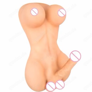 Shemale trans TPE Halbkörper mit 20cm Penis und Brüsten - kostenloser Versand - diskrete Verpackung  Bild 2