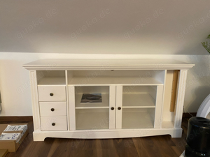 Kommode, Fernseherschrank, Sideboard in weiß