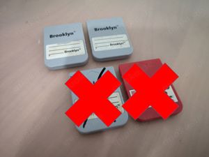 4x Playstation 1 PS1 Memory Card - 3x Brooklyn 1x Noname