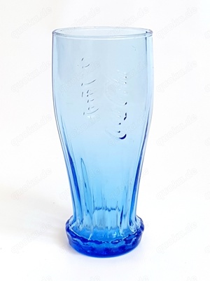 Coca-Cola Glas hellblau