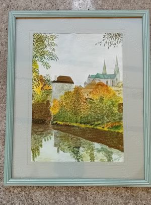 Aquarell Ansicht Speyer?