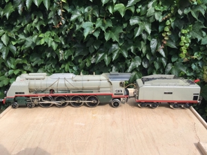 Märklin Lokomotive mit Tender, Spur 0, D331, 7012920, HELLGRAU!