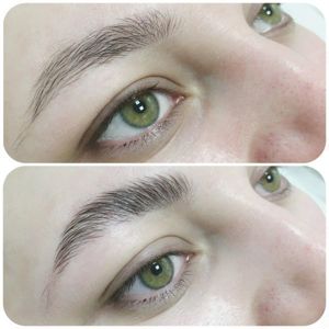 Modell zum Laminieren von Wimpern und Augenbrauen