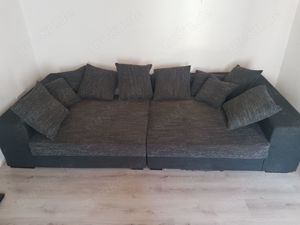 Sofa schwarzgrau