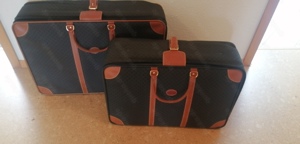 Neuwertiges Kofferset von Longchamp im Vintage Look mit Rollen