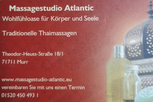 Massagestudio sucht dringend eine Masseurin