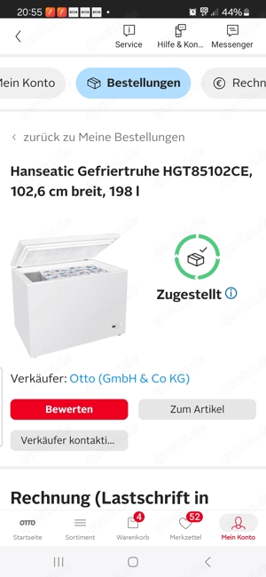 Gefriertruhe 198 l