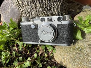 Leica IIIf mit Leitz Elmar Objektiv Fotoapparat