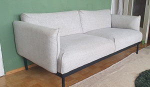 Ikea Sofa Äpplaryd 2-Sitzer Hellgrau 