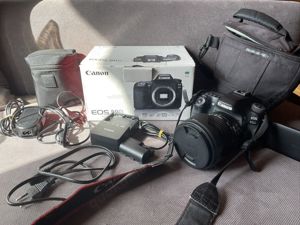 Canon EOS 80D (w) inkl. Zubehrpaket Akkus, SDKarte, OVP + Sigma DC Objektiv