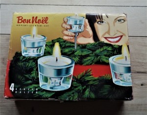 Vintage Bon Noel Advent Lichter Set von Radius Design