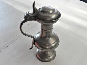 Krug - Weinkrug - Vase - Zinnkrug mit Deckel - Pewter (Holland)