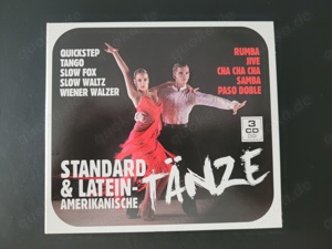 18 CD's mit Standard- und Latein-Tänzen