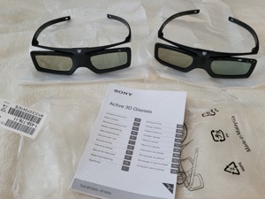 2 x Paar Sony TDG-BT400A 3D TV Active 3D Brille Neu Unbenutzt