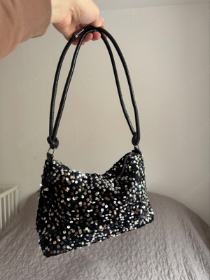 Glitzer Tasche Handtasche Neu