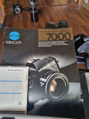 Minolta 7000 AF mit viel Zubehör 