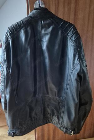 Lederjacke Herren Gr. 50 schwarz