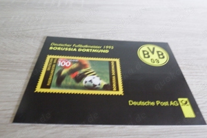 Ersttagsblatt Deutscher Fußballmeister 1995 Borussia Dortmund