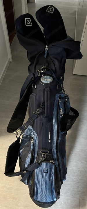 Wilson Golfbag mit 13 Schlaeger und Extras