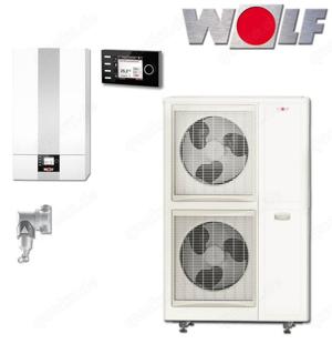 Neu - Wolf 16kW Luft Wasser-Wärmepumpe inkl. allen Zubehör