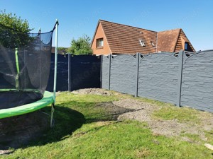 -10%   33m Betonzaun Sichtschutz Zaune Zäun direkt vom Hersteller Betonwand Larmschutz Montage Bild 4