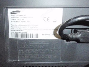 Samsung Fernseher Modell LE22C450E1WXZG Diagolnale 55 cm