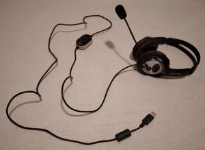 Microsoft LifeChat LX-3000 USB-Headset mit Kabelfernbedienung