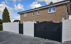 Gartenzaun Moderne Betonzäune Dekorative Betonzäune Sichtschutz Betonzaun aus Polen Bild 10