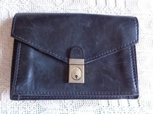 Vintage - Handtasche, Herren, schwarz, Kunstleder, evtl. auch Leder?