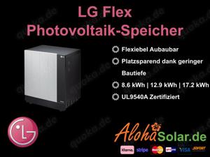 LG Flex 8.6kWh | 12.9 kWh | 17.2 kWh Batteriespeichersystem