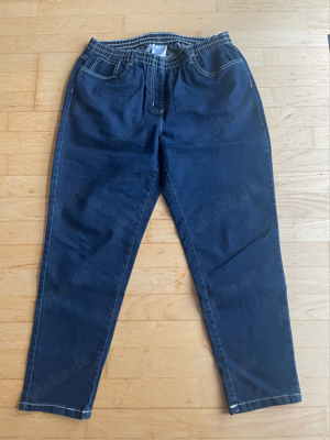 Dunkelblaue Jeanshose mit Gummizug, AproductZ, Neu, Größe 23 bzw. 46