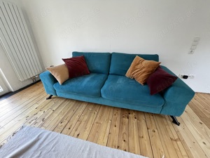 Sofa Couch 3Sitzer Dreisitzer Möbelum frisch gereinigt Mid Century