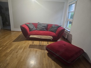 Schöne rote Designercouch