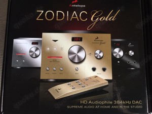 Antelope Audio Zodiac Gold DAC + Voltikus Netzteil High End DA Wandler