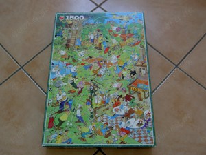 Puzzle Puzzel 1500 Teile Jan van Haasteren Golf 